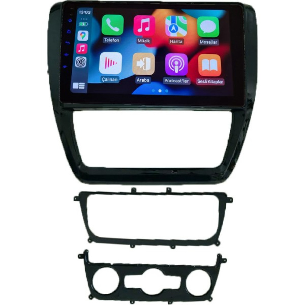 Volkswagen Jetta(2011-2018 Yıl)2Gb Ram 32Gb Rom Hafıza Multimedya Android Sürüm 13 Kablosuz Carplay Navigasyon 10.2 Inç Ekran Çerçeveli ve arka gör... Oto Görüntü Sistemleri Fiyatı