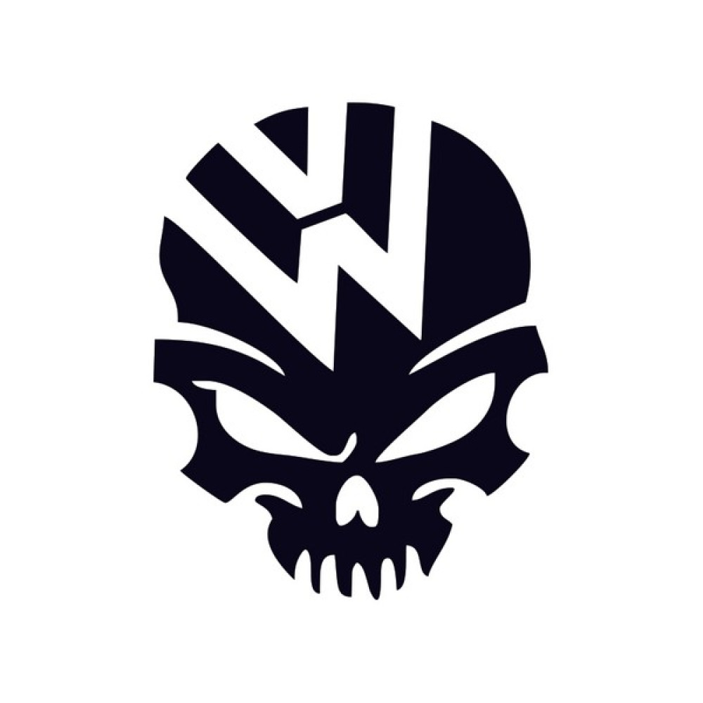 Volkswagen Kuru Kafa - Oto Sticker - 16x20 cm Oto Boyaları Fiyatı