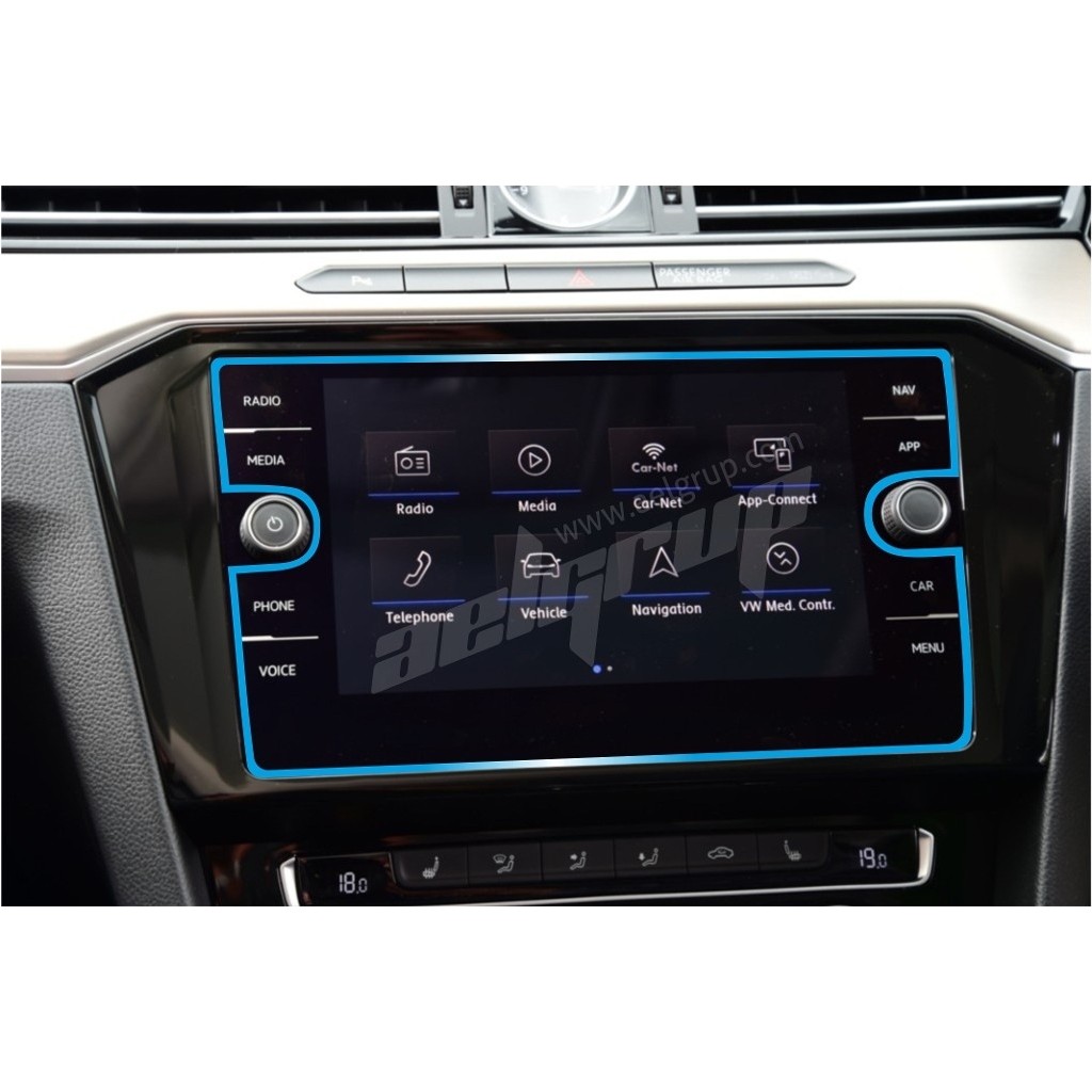 Volkswagen Passat 8 inç Navigasyon uyumlu 9H Temperli Ekran Koruyucu Cam SSD / Solid State Drive Fiyatı