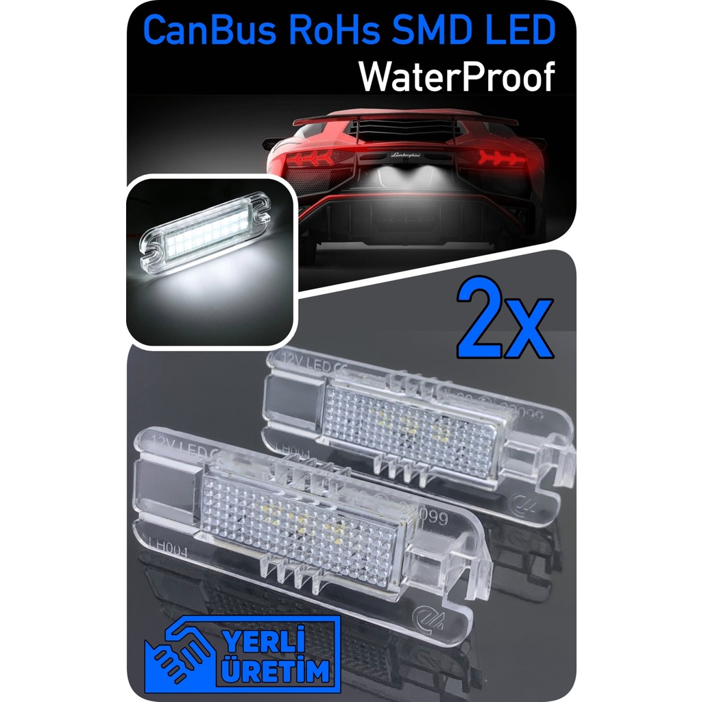 Volkswagen Vw Golf 4 5 6 7 1997-2020 Canbus LED Plaka Aydınlatma Ledi Lambası LED Editıon Ledli Lambalar Fiyatı