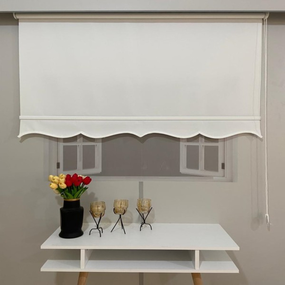 Volper Mekanik Vp 2200 Beyaz 100 x 200 cm Etek Dilimli Düz Stor Perde Perde Fiyatı