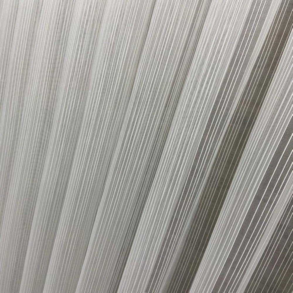 Volper Mekanik VP506 1. Kalite Zincir Çizgili Tül Perde 1/2,5 Pile Ekru 100 x 250 - 100 x 250 cm Tül Perde Fiyatı