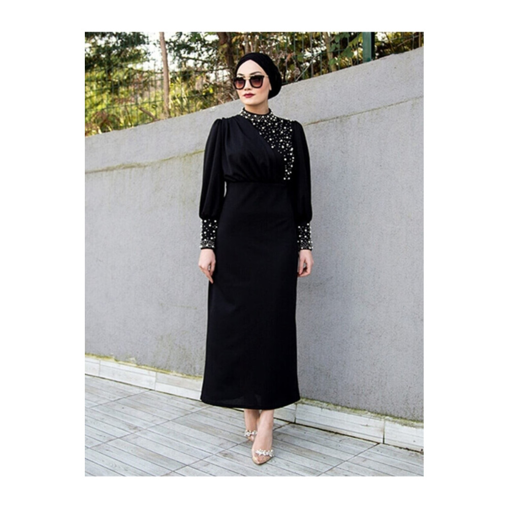 VOLT CLOTHİNG Inci Detaylı Özel Gün Elbisesi S Beden Tesettür Giyim Fiyatı