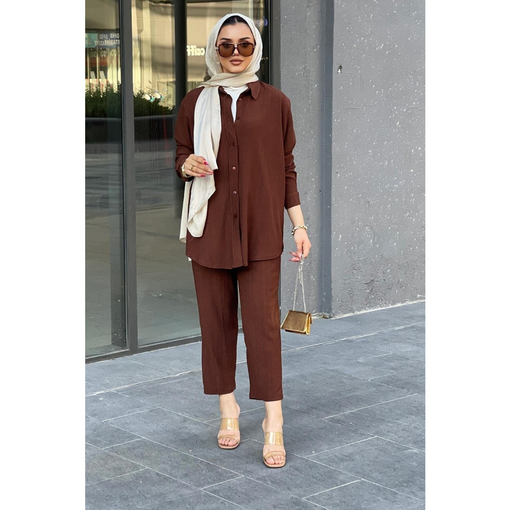 VOLT CLOTHİNG Kadın Pantolonlu Tesettür Takım XXL Beden Tesettür Giyim Fiyatı