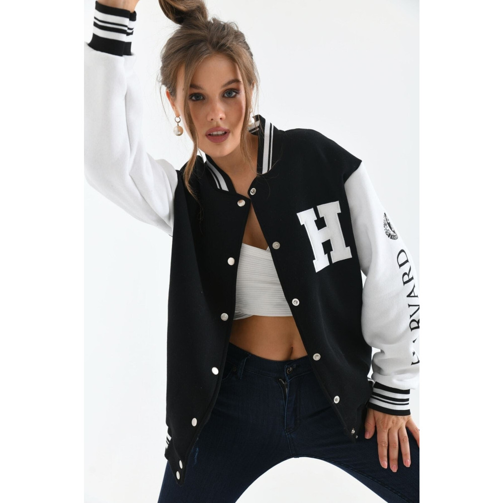 VOLT CLOTHİNG Unisex Nakışlı Kolej Ceket 42 Beden Bayan Ceket Fiyatı