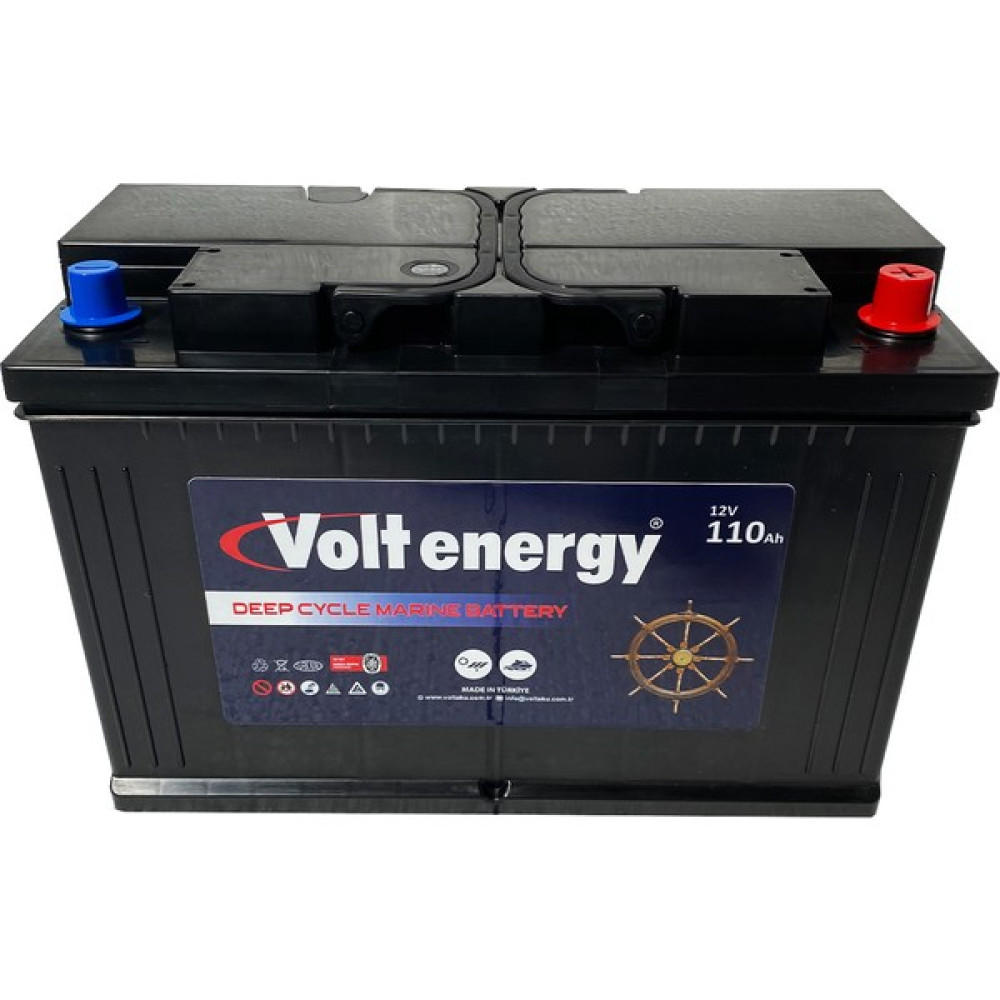 Volt Energy 12 V 110 Amper Deep Cycle Marin Bakımsız Akü (Üretim 2024) Akü Fiyatı
