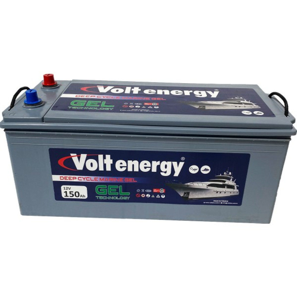 Volt Energy 12 V 150 Amper Deep Cycle Marin Jel Nanocarbon Akü(Üretim Tarihi 2024) Akü Fiyatı