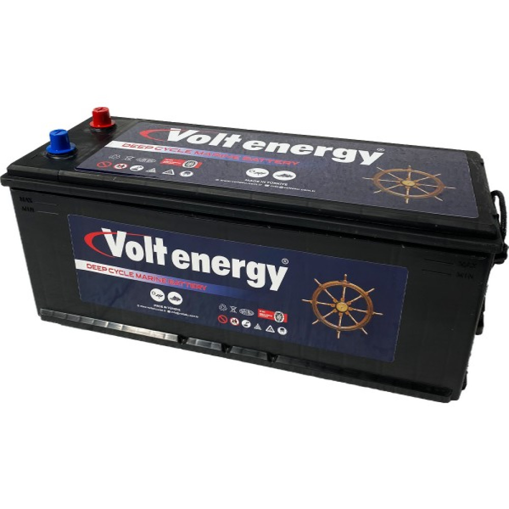 Volt Energy 12 V 180 Amper Deep Cycle Marin Jel Nanocarbon Akü(Üretim Tarihi 2024) Akü Fiyatı