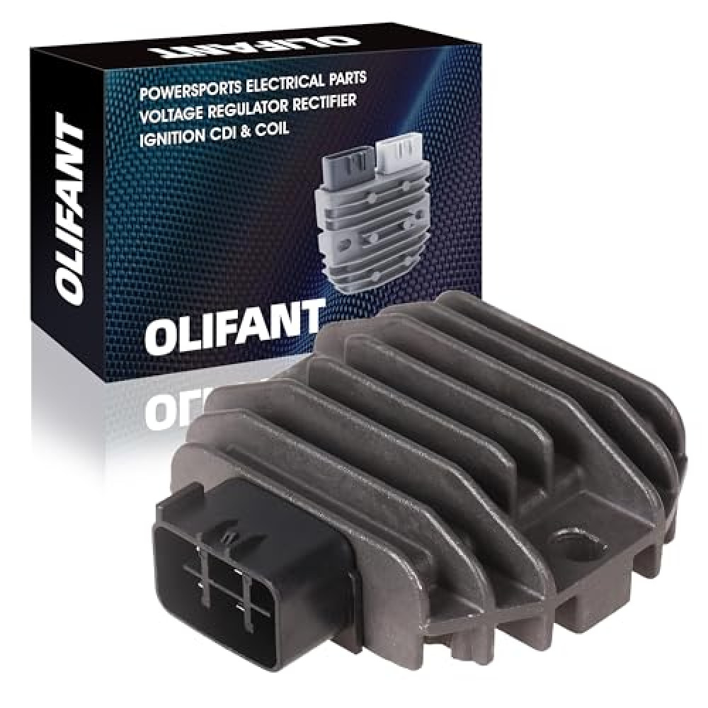 Voltage Regulator Rectifier For Yamaha Grizzly 125 350 450 600 660/Raptor 250 350 660 660R 700 700R/RHINO 450 660/Bear Tracker/Bruin/Big Bear/Wolverine/Kodiak Replace 5GT-81960-00-00 5BN-81960-00-00