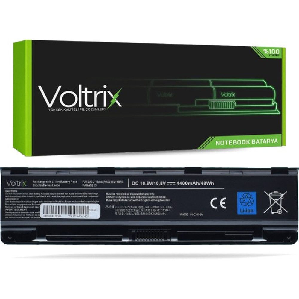Voltrix Toshiba Satellite C850-BPK, C850-05C Uyumlu Notebook Batarya - Pil Laptop Batarya Pil Fiyatı