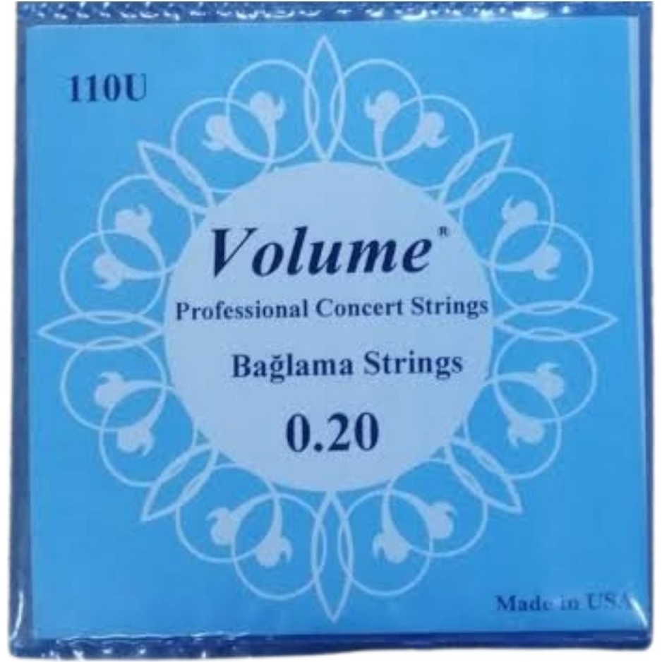 Volume Bağlama Teli 110U 0.20 Uzun Sap Profesyonel Müzik Ekipmanı Made in USA Diğer Fiyatı