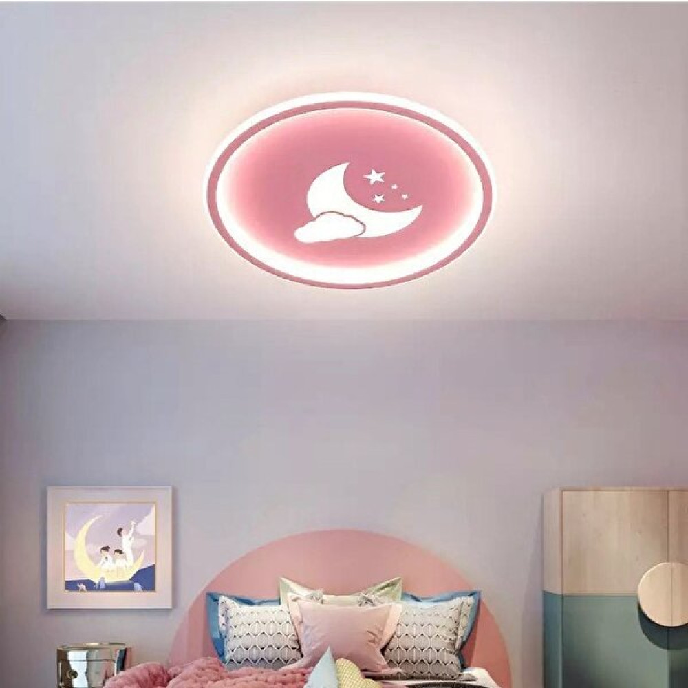 Vonalight Modern Çocuk Odası Sıva Üstü Içe / Dışa Işıklı Avize ÇAP.40CM 3000K Pembe - 1'li Avize Fiyatı