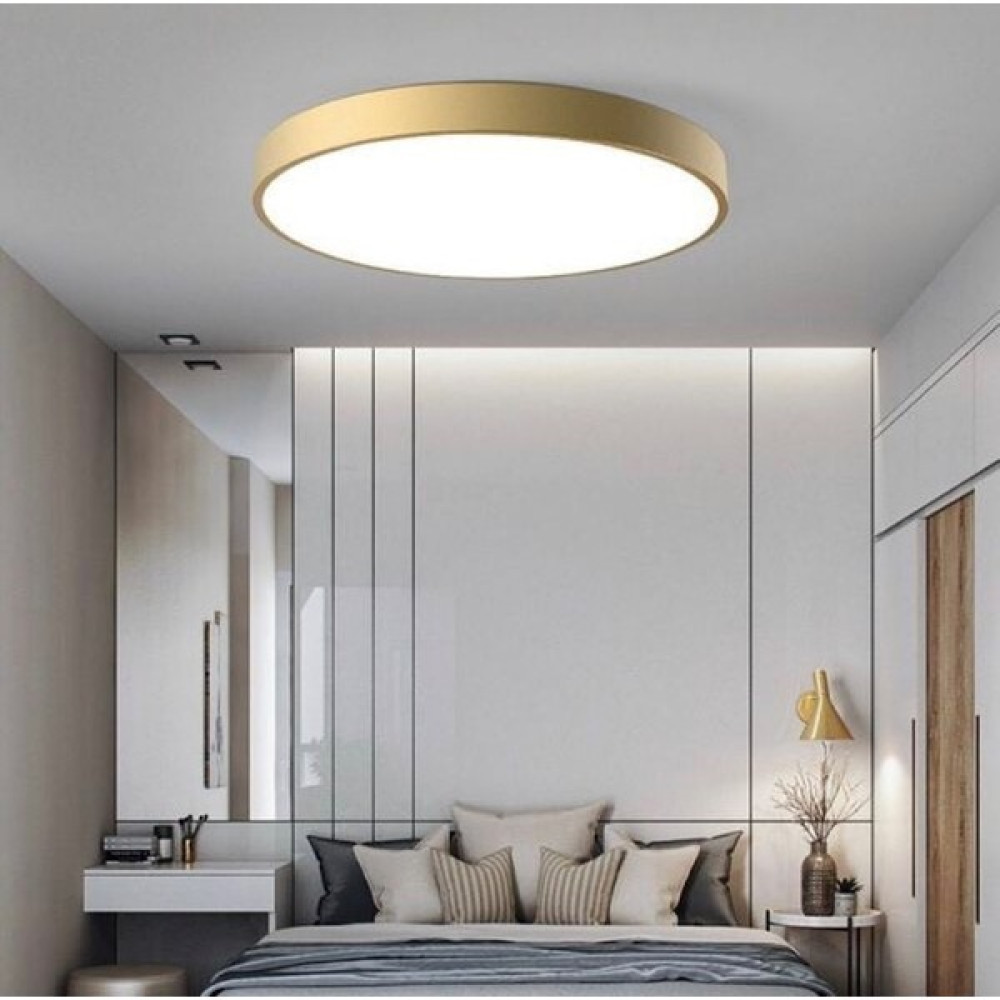 Vonalight Modern LED Sıva Üstü Plofonyer Q.60CM Bronz 3000K - Kahverengi - 1'li Avize Fiyatı