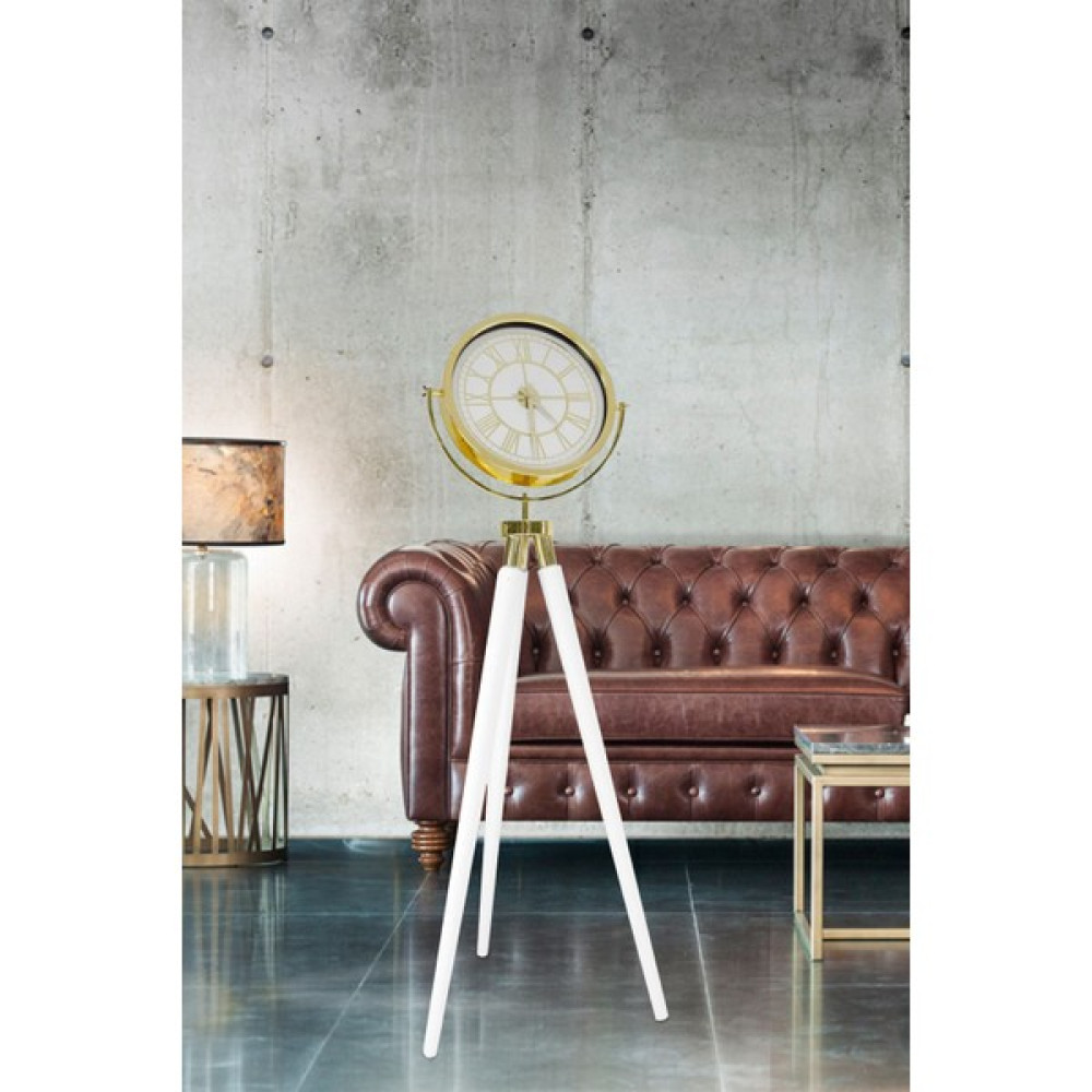 Vonalight Tripod Ayaklı Gold / Beyaz Ayaklı Dekoratif Saat 170CM Tripotsaat Dekoratif Saat Fiyatı