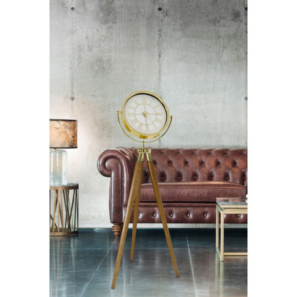 Vonalıght Tripod Ayaklı Gold / Ceviz Ayaklı Dekoratif Saat 170CM Tripotsaat Dekoratif Saat Fiyatı