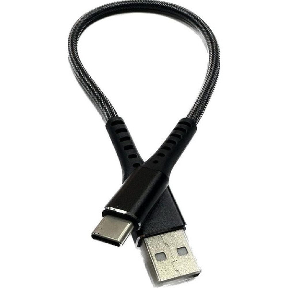 Vonk Type C USB 3.1 Kısa Ip Örgülü Powerbank Şarj ve Data Kablosu - Gri - Siyah Cep Telefonu Şarj Cihazı Fiyatı