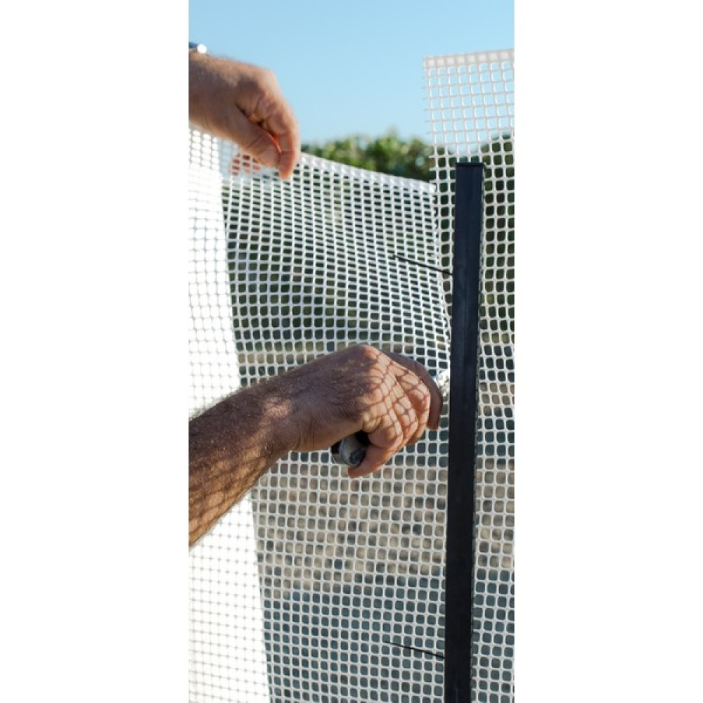Vonkap Plastik Dekoratif Bahçe Çiti 20mm*20mm Beyaz En:1metre Boy: 25metre Bahçe Çiti Fiyatı