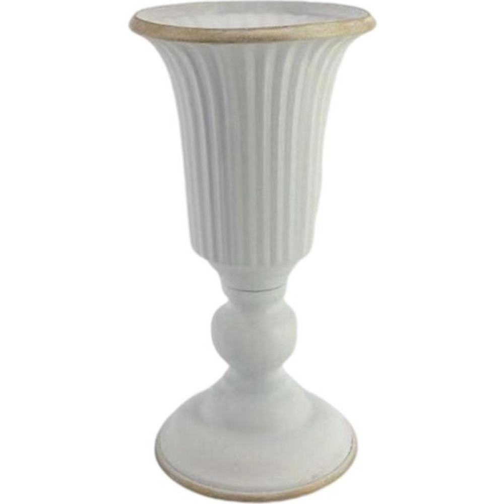 Vonluxe Küçük Tomurcuk Vazo Vintage Dekoratif Metal Çiçek Vazo Kapalı Bitki Pot Dekor Altın(Yurt Dışından) - Beyaz Vazo Fiyatı
