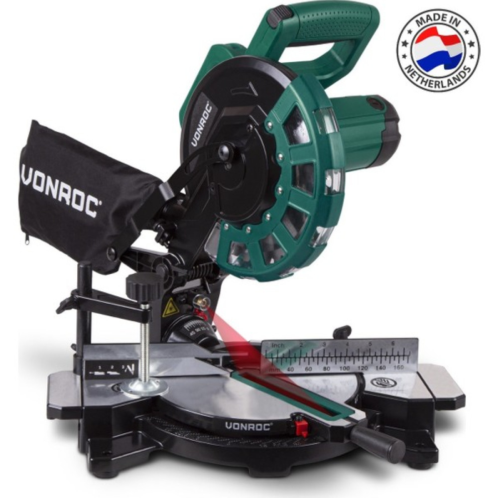 VONROC Lazerli Radyal Gönye Testere - 1700W - 216mm - 40 Diş Elektrikli El Aletleri Fiyatı