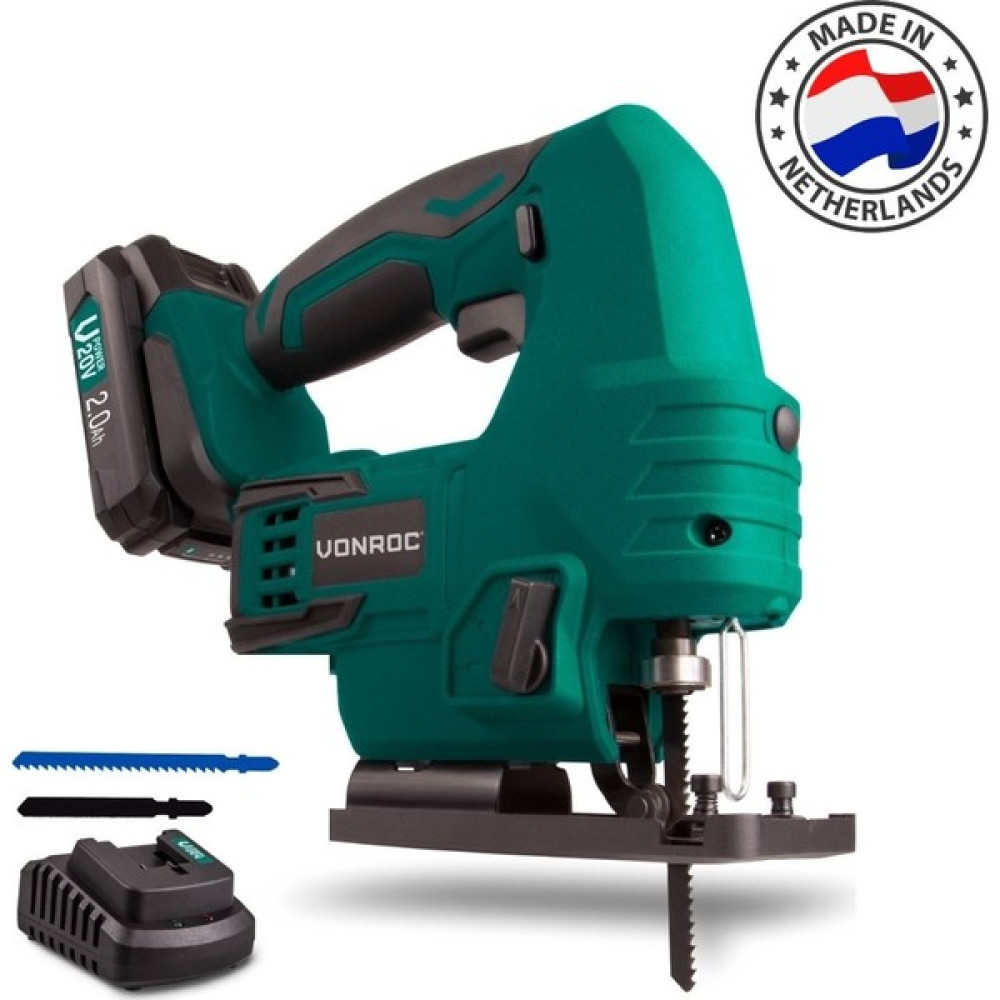 Vonroc Vpower 20V Akülü Dekupaj Testere - 2.0Ah Pil Dekupaj Testere Fiyatı