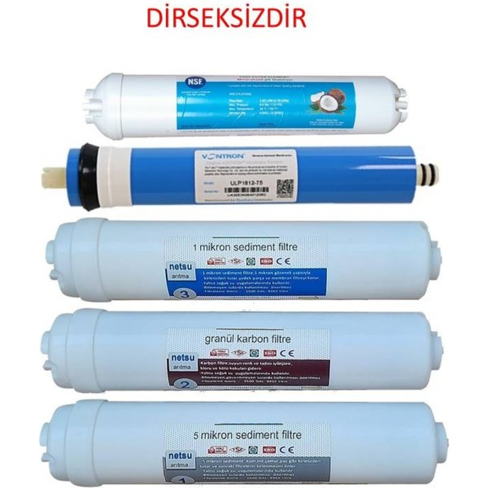 -vontron membranlı-Hyundai Kapalı Kasa Su Arıtma Cihazı Uyumlu Filtresi, 5'li Filtre seti-- Bahçe Makinesi Aksesuar & Yedek Parça Fiyatı