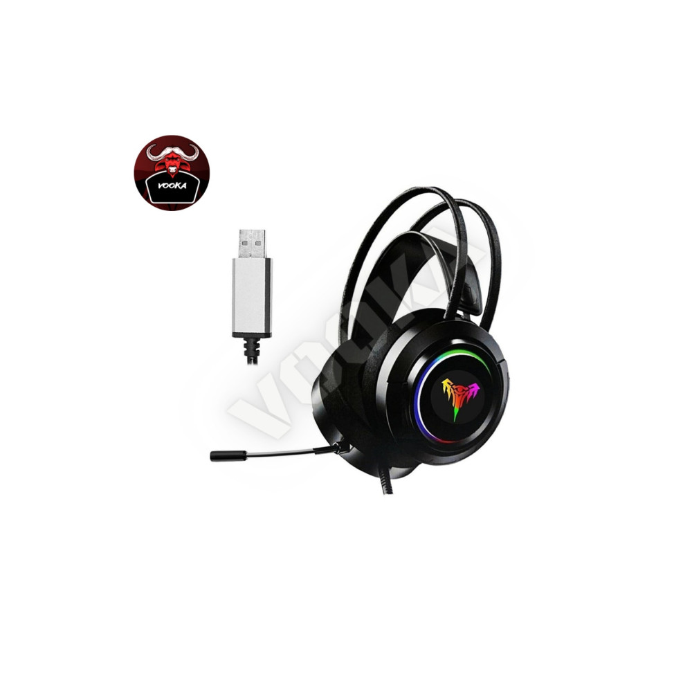 VOOKA Togo 7.1 A Rgb Profesyonel Gaming Mikrofonlu Gamer Oyuncu Kulaklığı Pc Ps Xbox Işıklı Rengarenk Oyuncu Kulaklıkları Fiyatı