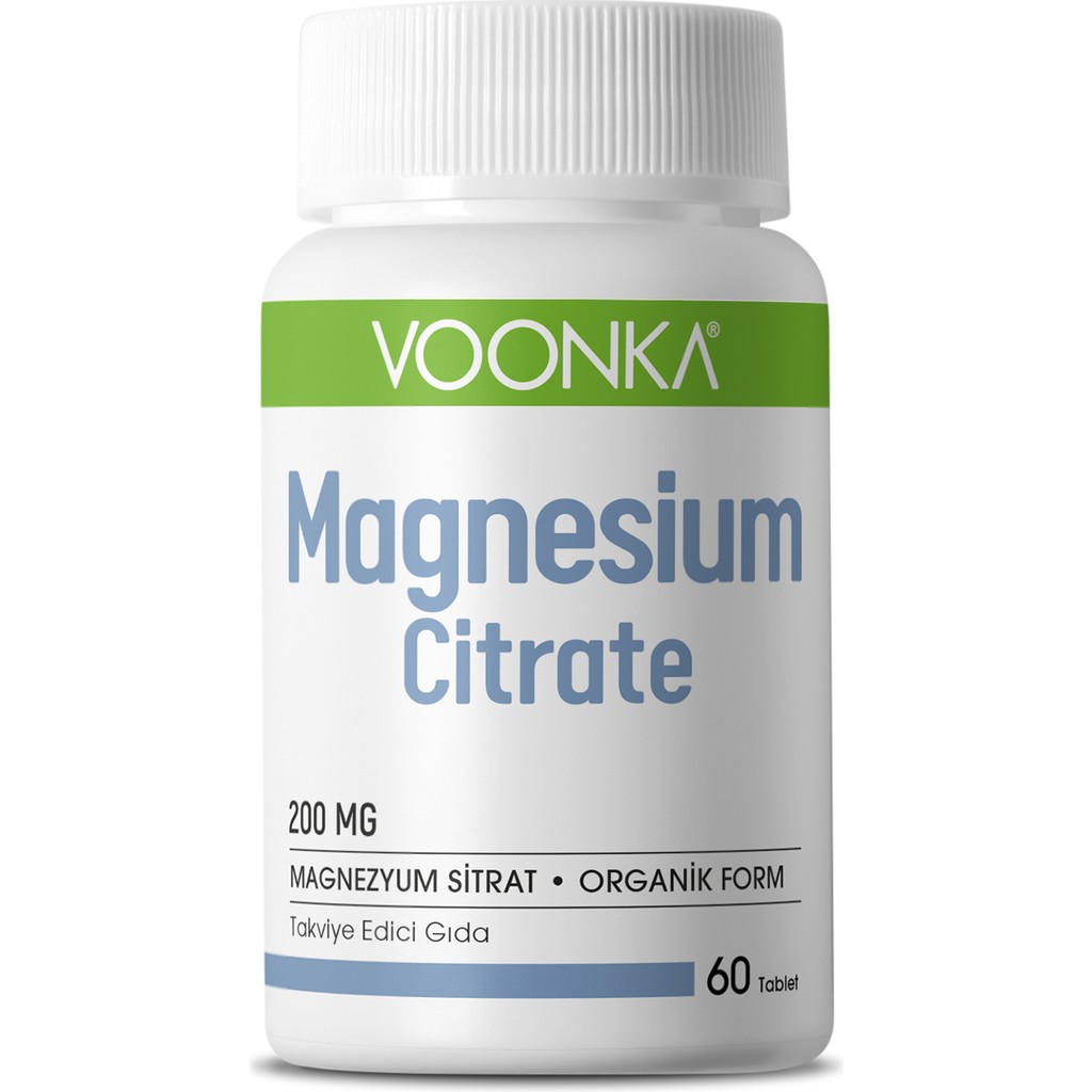 Voonka Magnesium Citrate 200 Mg 60 Tablet Diğer Fiyatı