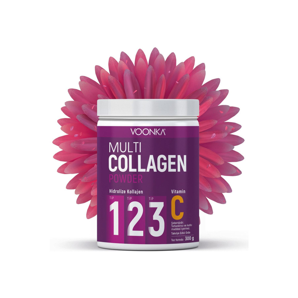 Voonka Multi Collagen Powder 300 gr - 30 Günlük Sağlık Fiyatı