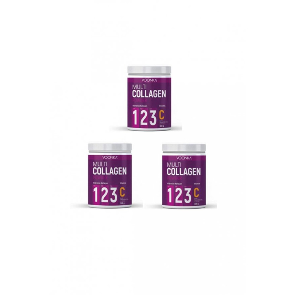 Voonka Multi Collagen Powder 300 Gr X 3 Kişisel Bakım Gereçleri Fiyatı