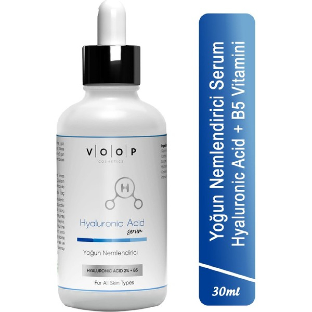 Voop Hyaluronic Acid 2% + B5 Vitamini Yoğun Nemlendirici Serum 30 ml Anti-Aging / Yaşlanma Karşıtı Fiyatı