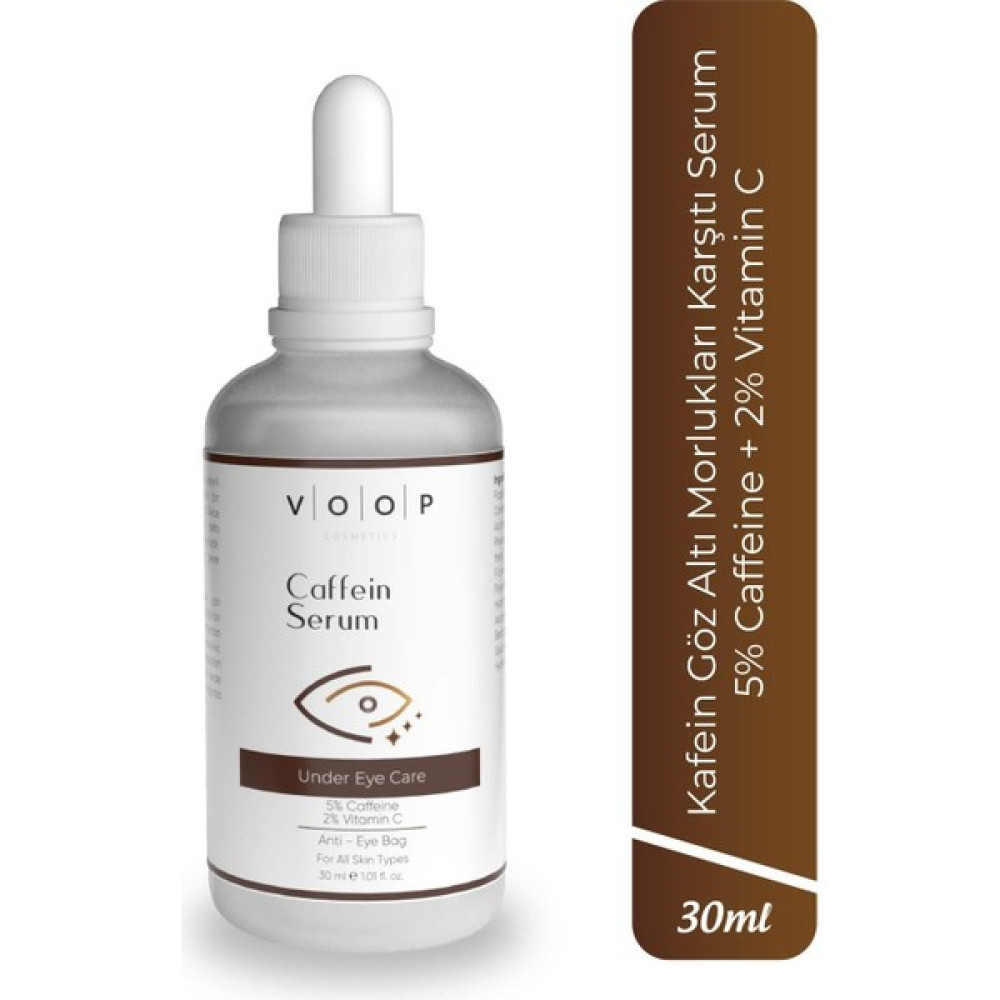 Voop Kafein Göz Altı Morlukları Karşıtı 5% Caffeine + 2% Vitamin C 30 ml Serum Göz Kremi Fiyatı