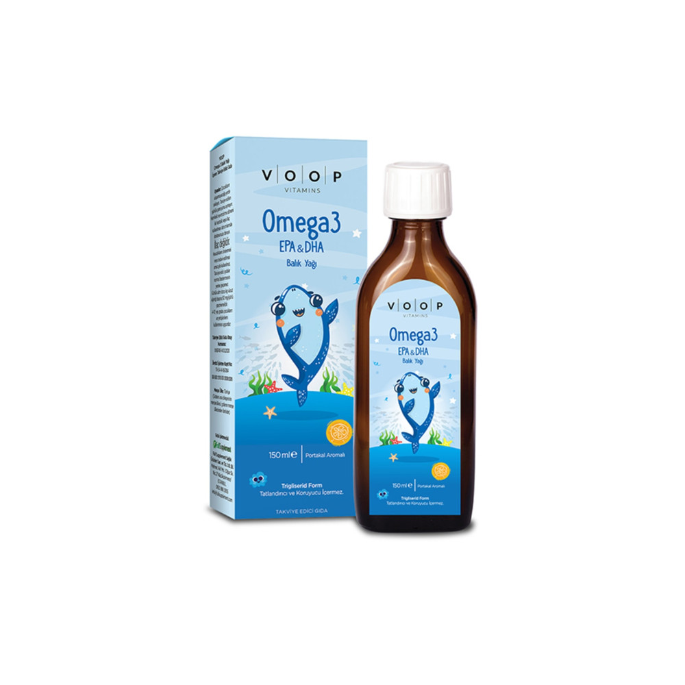VOOP Omega 3 Kids Balık Yağı Şurup Portakal Aromalı 150 Ml Balık Yağı / Omega 3 - 6 - 9 Fiyatı