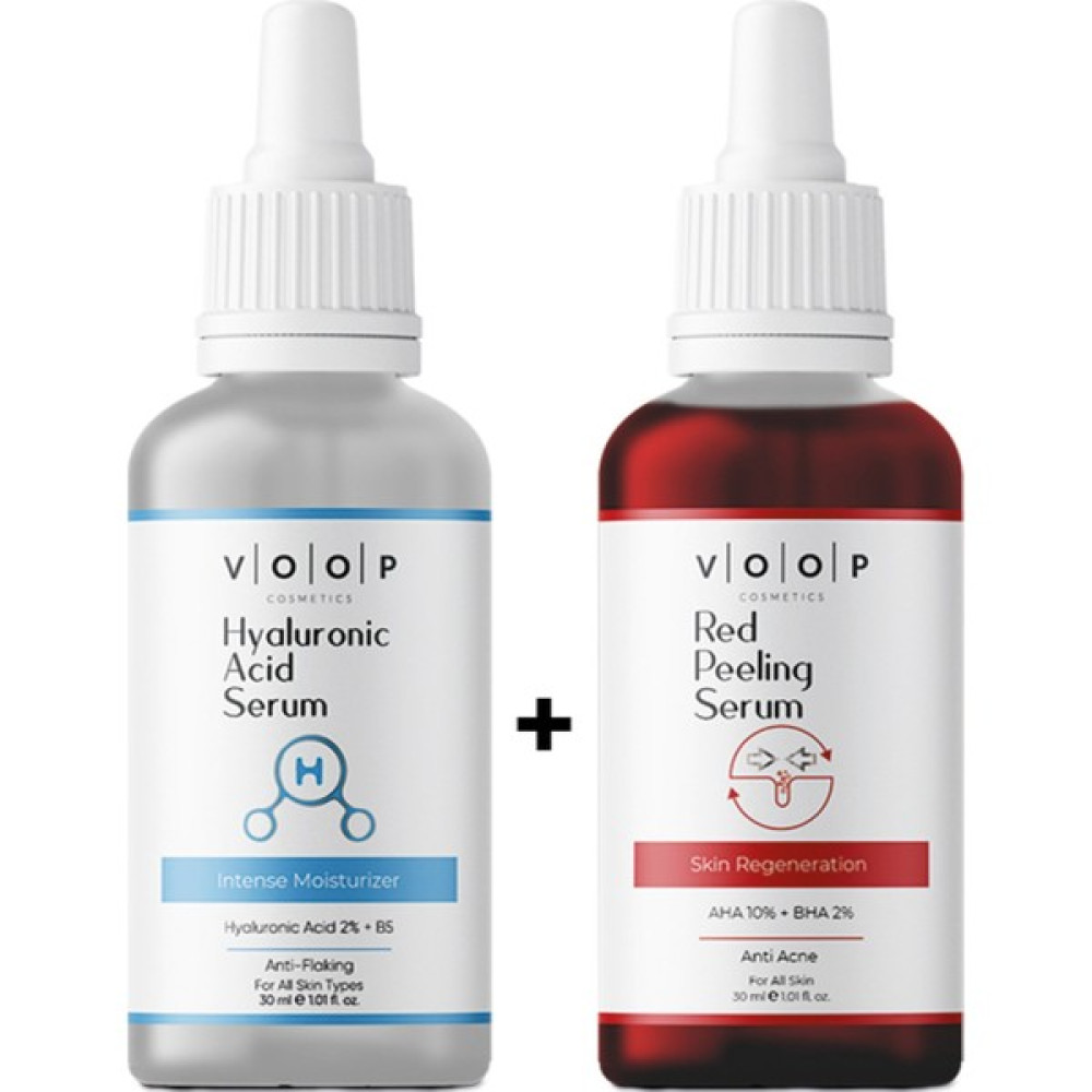 VOOP Red Peeling Cilt Yenileyici Serum 30 ml Hyaluronic Acid Yoğun Nemlendirici Serum 30 ml Anti-Aging / Yaşlanma Karşıtı Fiyatı