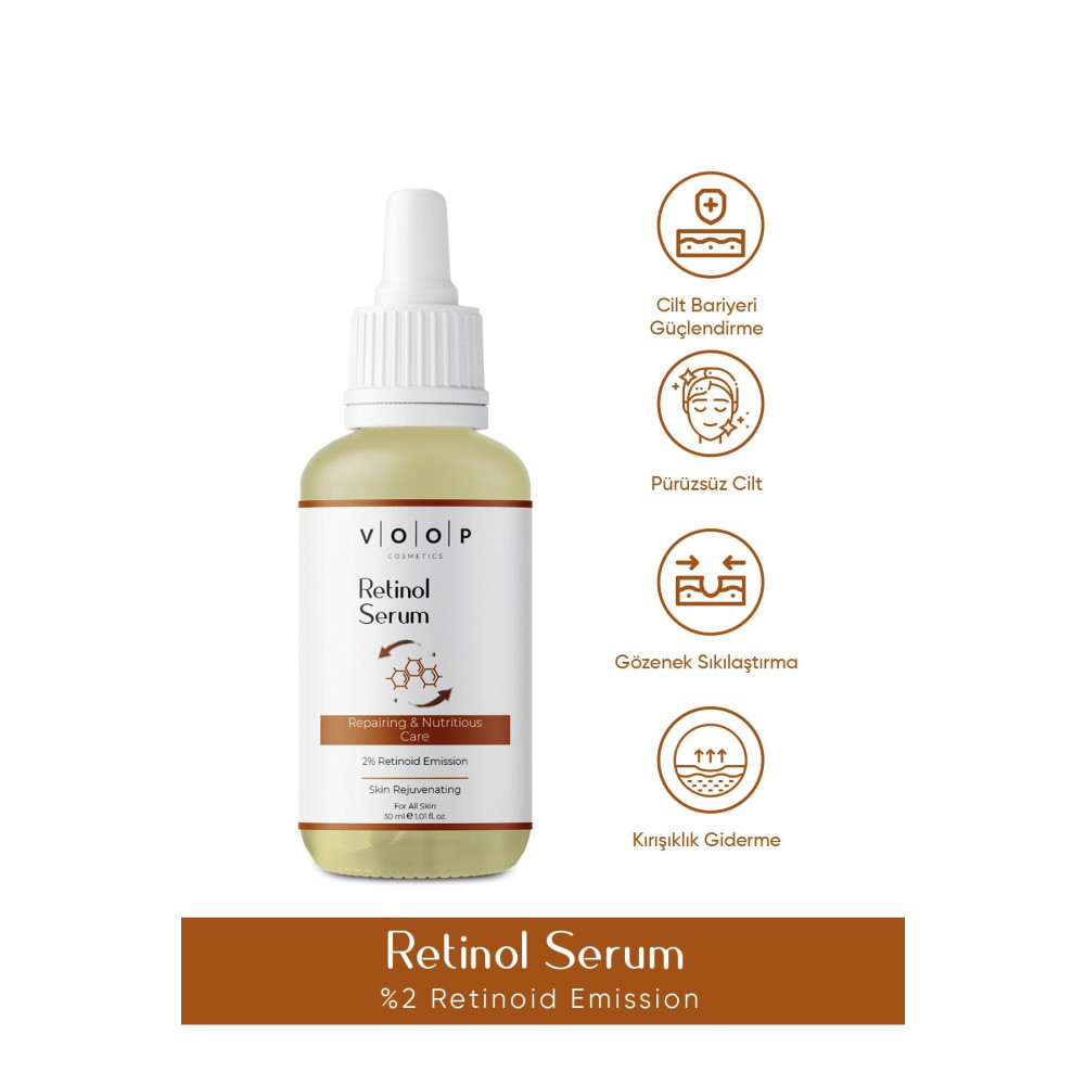 VOOP Retinol Serum - 30 Ml | Yenileyici Retinol Bakımı | %2 Retinoid + Hyaluronik Asit Cilt ve Yüz Bakımı Fiyatı