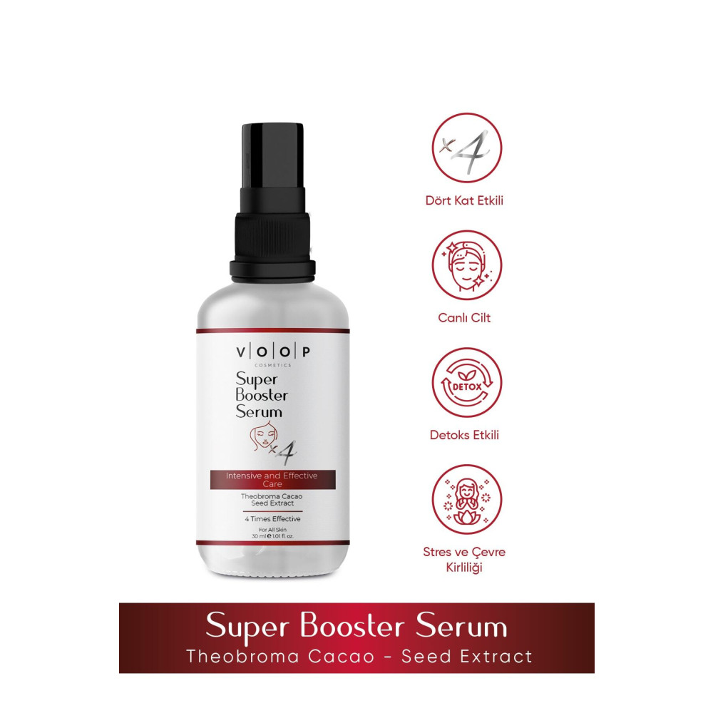 VOOP Super Booster 4 Kat Etkili Serum 30 Ml (cacao Seed Extract) Cilt ve Yüz Bakımı Fiyatı