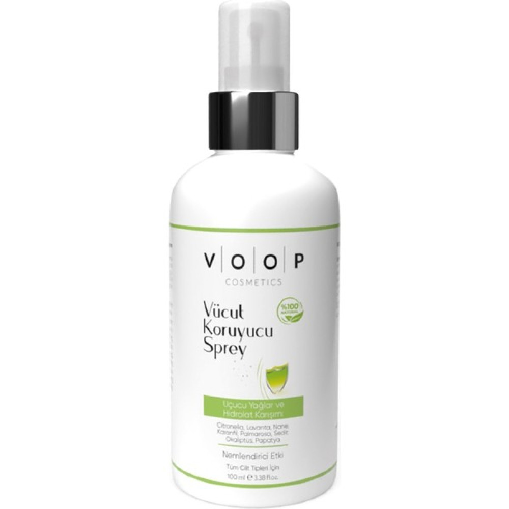 VOOP Vücut Koruyucu - Sinek Kovucu Sprey Doğal 100 ml (Hidrolat Ve Uçucu Yağ) Nemlendiriciler Fiyatı