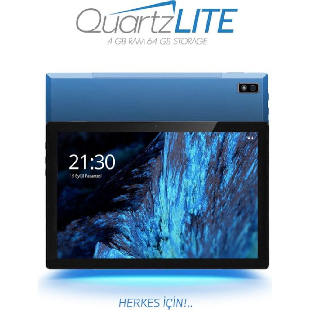 Vorcom 10.1 Inc 4gb Ram 64GB Hafıza 1920*1200 IPS Ekran 8 Çekirdek Işlemcili Quartzlıte Mavi Tablet Diğer Fiyatı
