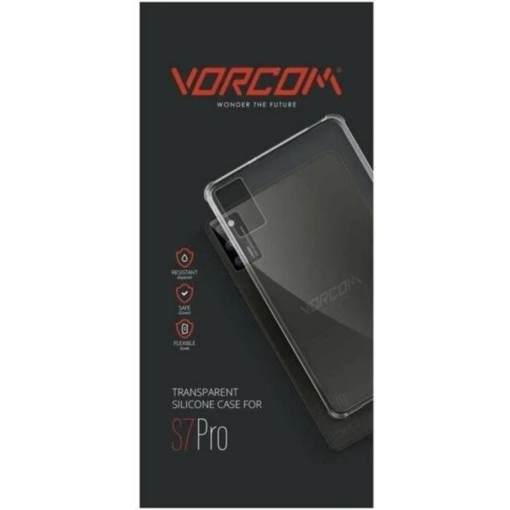 Vorcom S7 Pro 7 Inç Tablet Kılıfı Şeffaf Dayanıklı Silikon Tablet Kılıfı Fiyatı