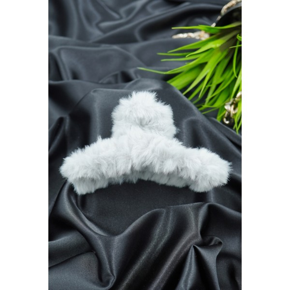 Vorte Tüylü Peluş Mandal Toka - 11.5 cm Uzunluğunda, Gri Toka, Taç & Saç Bandı Fiyatı