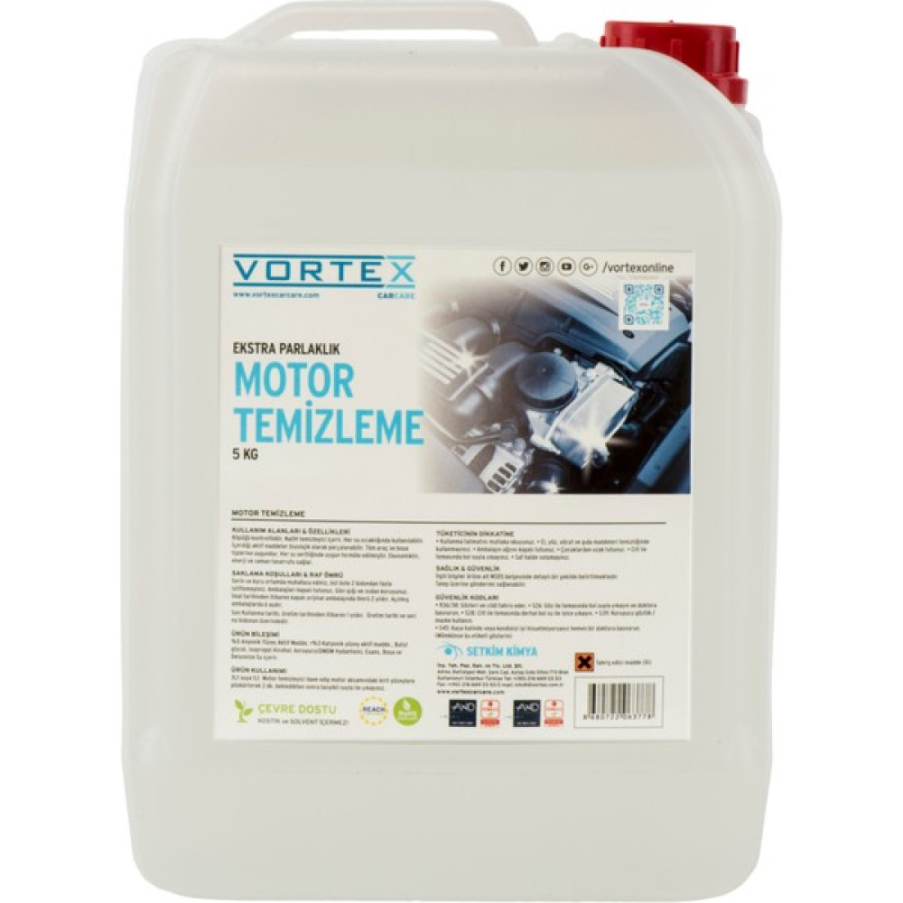Vortex Motor Temizleme Sıvısı 5 Kg Oto Dış Aksesuar & Yedek Parça Fiyatı