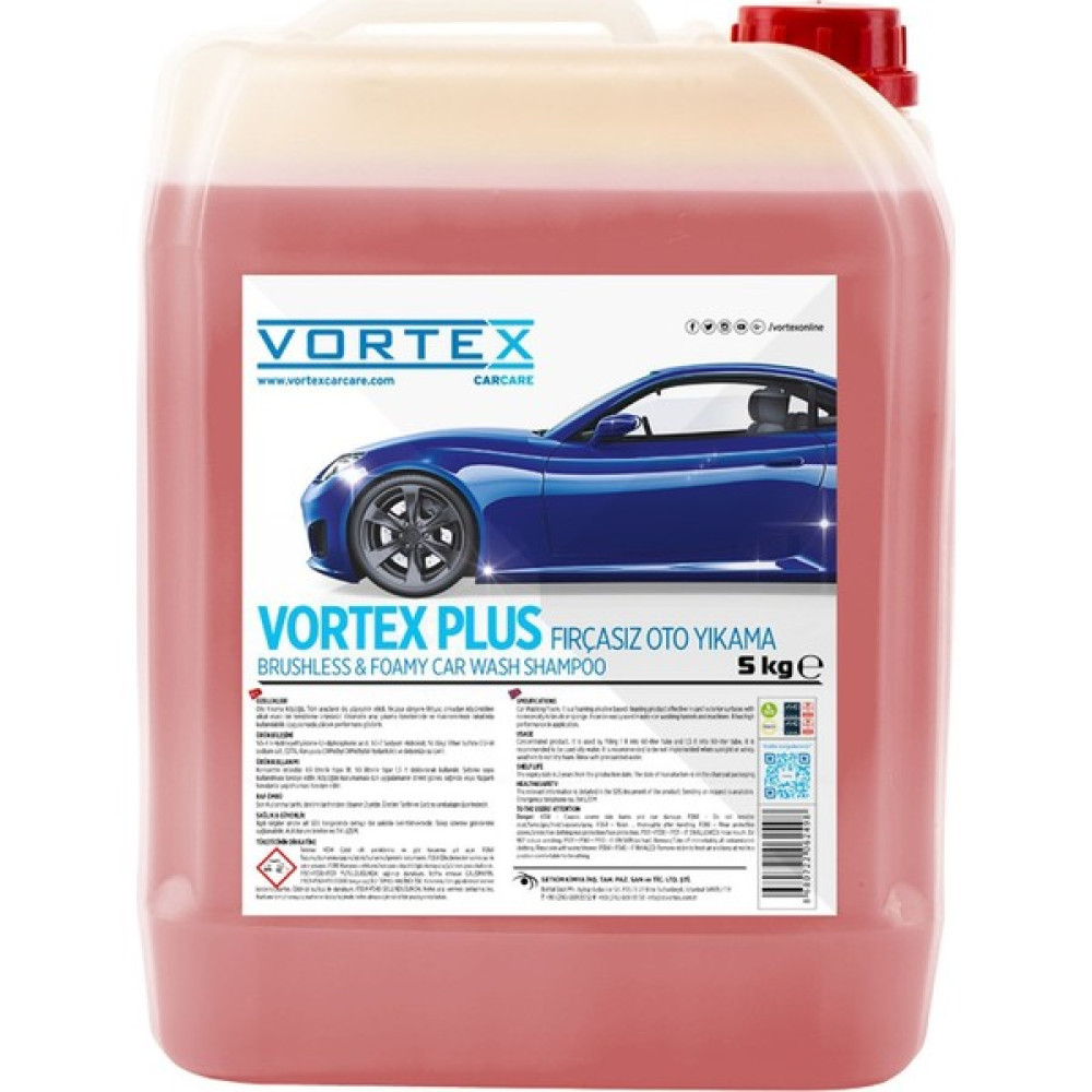 Vortex Plus Fırçasız Araç Yıkama Köpüğü 5 Kg. Oto Yıkama Ürünleri Fiyatı