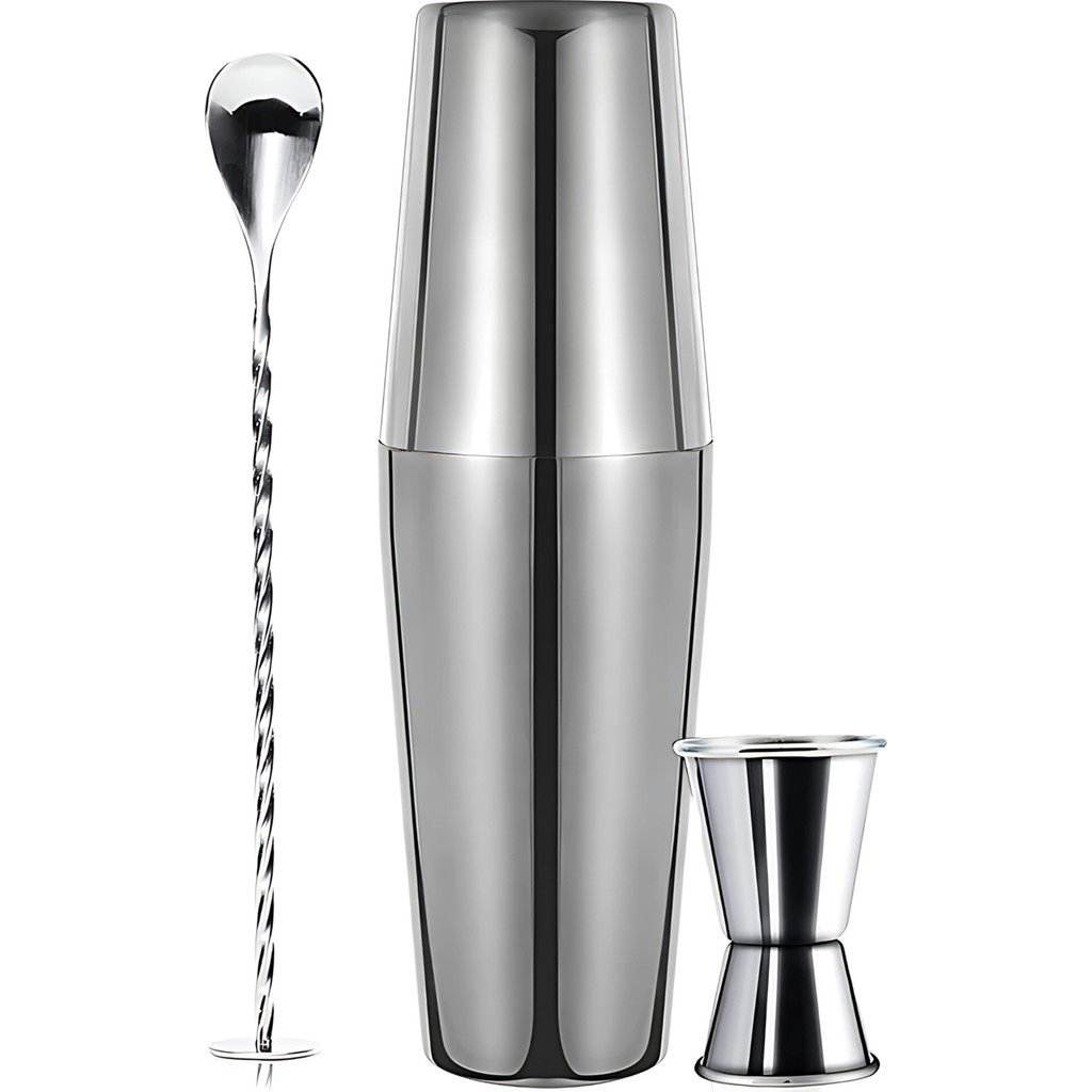 Vosco 3 Parça Avantajlı Kokteyl Set Boston Shaker (750ml) Diğer Fiyatı