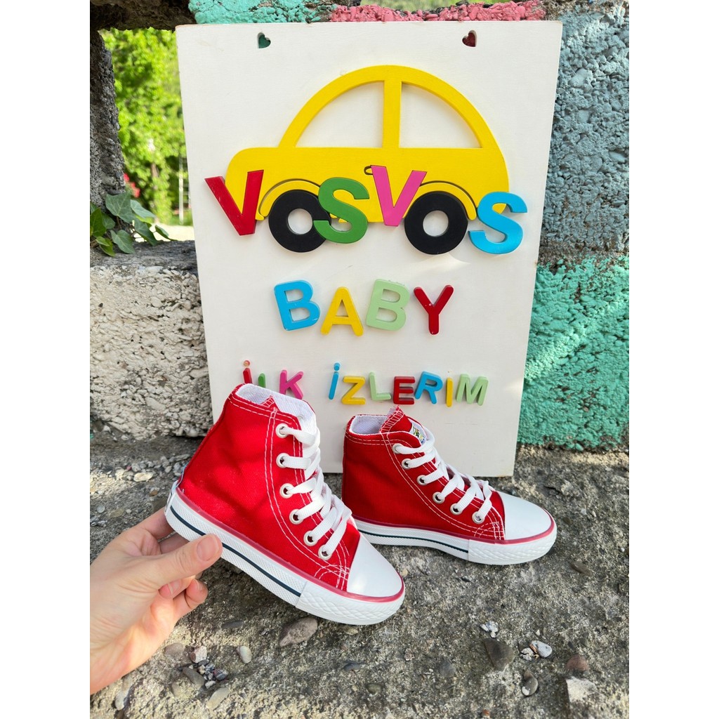 VOSVOSBABY Kırmızı Bot Keten Ayakkabı Ayakkabılar ve Çantalar Fiyatı