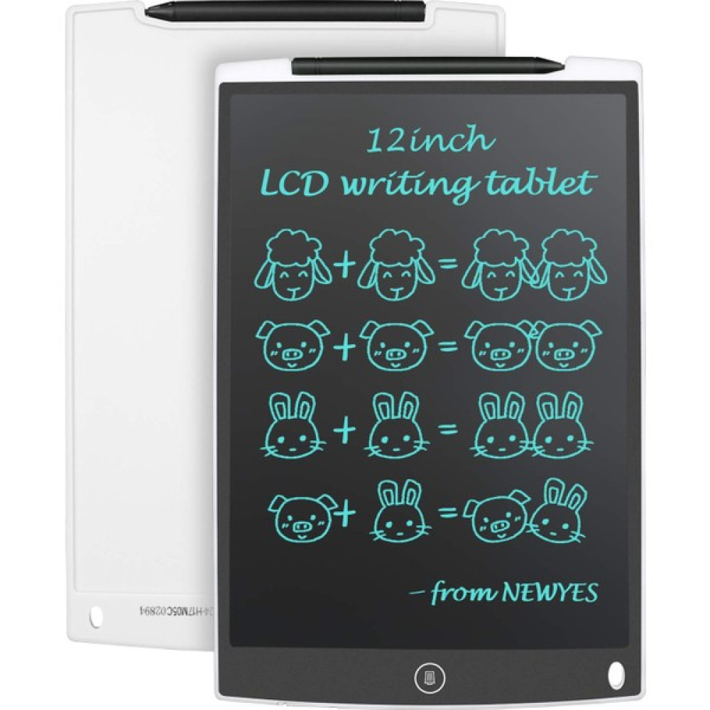 Vothoon 12 Inc Writing LCD Grafik Dijital Kalemli Çizim Tableti Yazı Tahta Not Yazma Eğitim Tableti - Beyaz - Kırtasiye Yazı Tahtası Kalemi Fiyatı