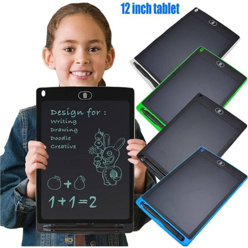 Vothoon 12 Inc Writing Yeşil LCD Grafik Dijital Kalemli Çizim Tableti Yazı Tahta Not Yazma Eğitim Tableti Grafik Tabletler Fiyatı