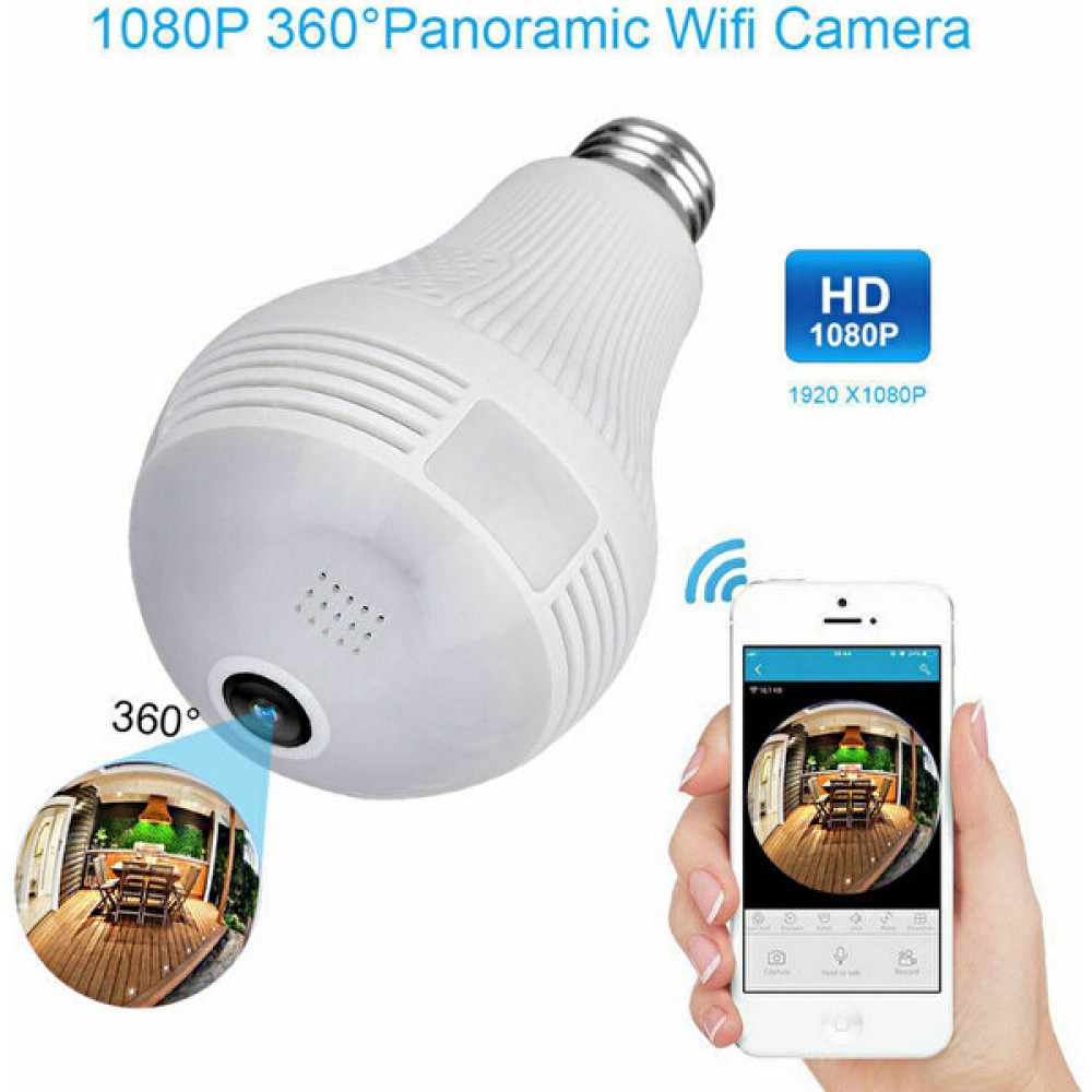 Vothoon Ampül Kamera Kablosuz 3D Panoramik 2mp Hareket Sensörlü Full Hd Kamera Güvenlik Kameraları Fiyatı