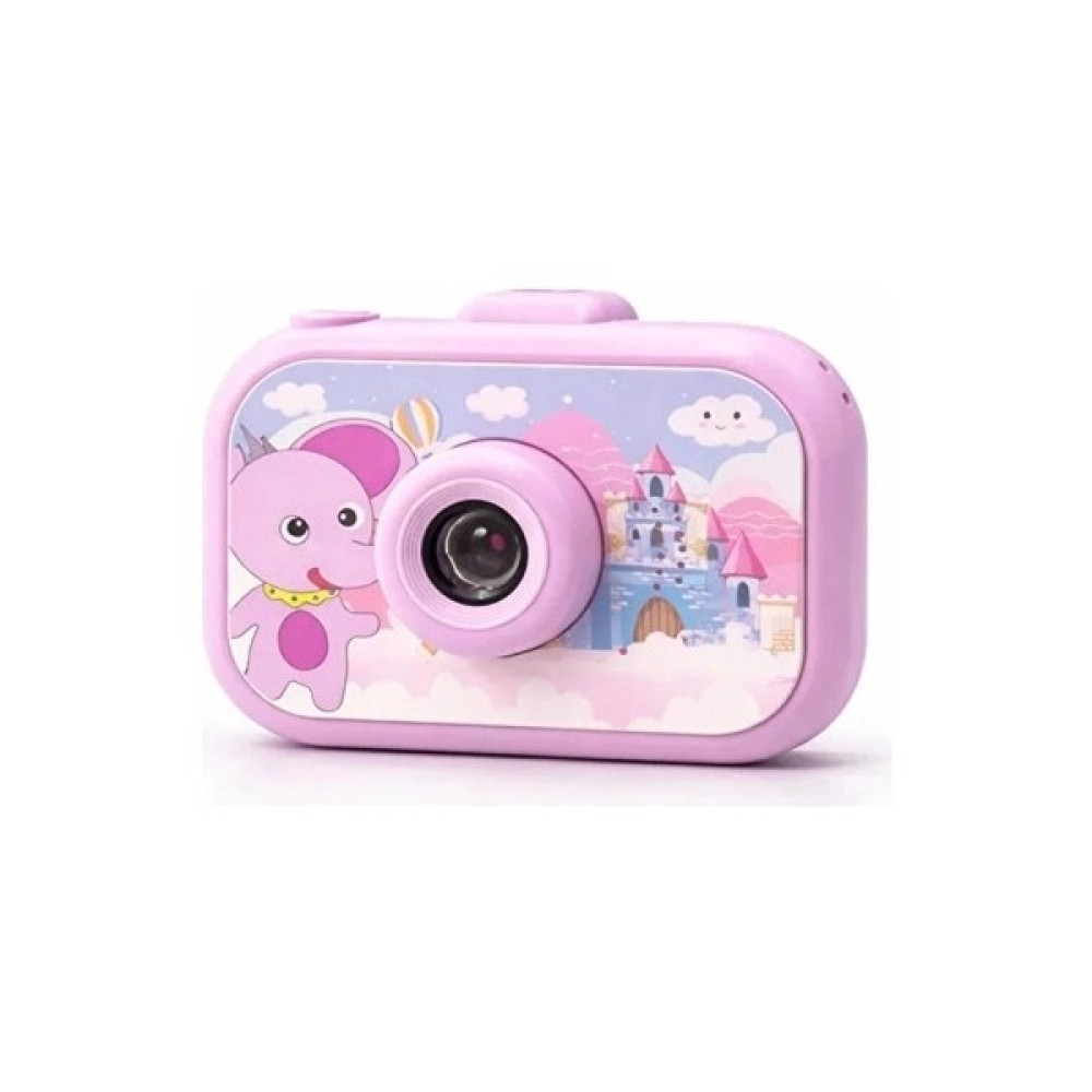 Vothoon Dijital Fotoğraf Makinesi Çocuk Mini 1080p Hd Kamera Selfie Tripodlu Ön Arka Kamera Fotoğraf Makinesi - Pembe Dijital Fotoğraf Makineleri Fiyatı