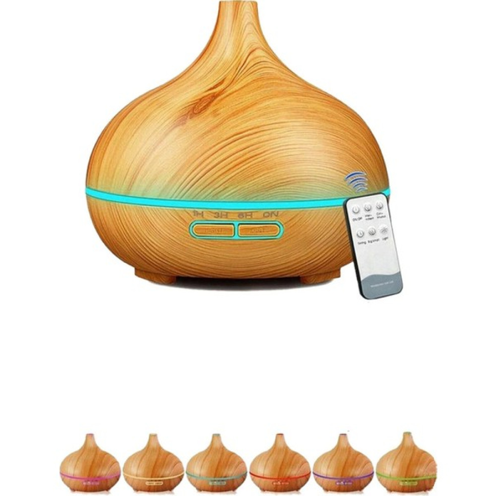 Vothoon Hava Nemlendirici 7 LED Işıklı Aromatik Oda Kokusu 550 ml Kahve Aroma Difüzörü Buhar - Açık Kahverengi Hava Temizleme - Nemlendirme Cihazları Fiyatı