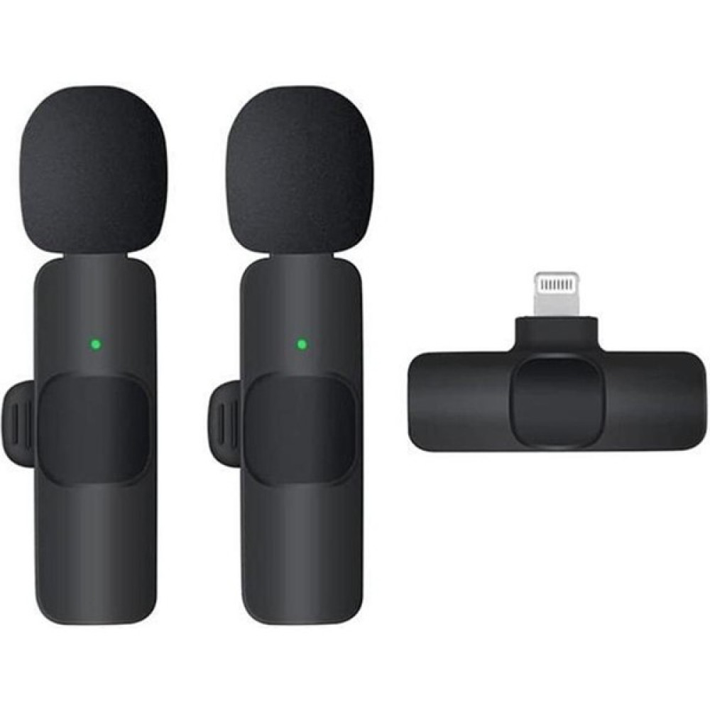 Vothoon Kablosuz Yaka Mikrofonu Lightning 2'li Mini Mikrofon K9 2k9-Lightning Bilgisayar Mikrofonu Fiyatı