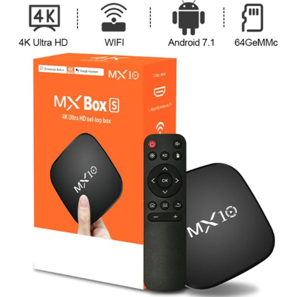Vothoon MX10 1/8 GB 4K Android TV Box Media Player Ev Sinema Receiverları Fiyatı